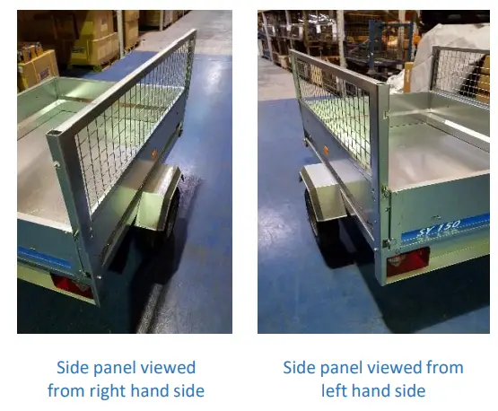 MAYPOLE MP68157 400mm High Side Mesh Kit for MP6815 Trailer - side panels