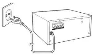PHILIPS 4000 Series Micro Music System TAM4205 - Connect Power