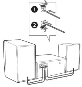 PHILIPS 4000 Series Micro Music System TAM4205 - Connect Speker