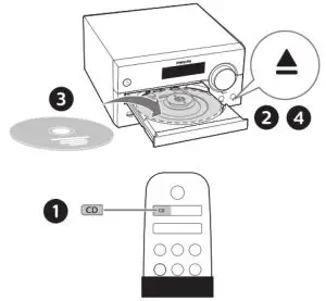 PHILIPS 4000 Series Micro Music System TAM4205 - Play from disc