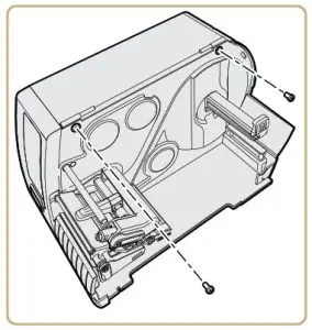 Intermec Full Roll Rewinder PM43 -electronics cover 1