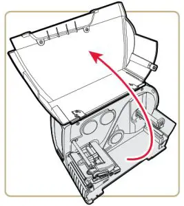 Intermec Full Roll Rewinder PM43 - media cover