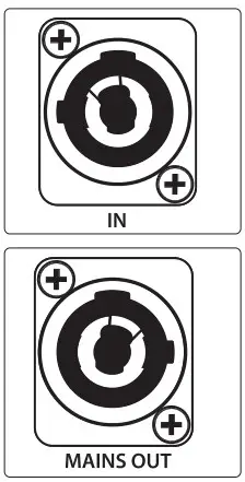 PreSonus CDL12P Constant Directivity Loudspeaker - AC Line Connection