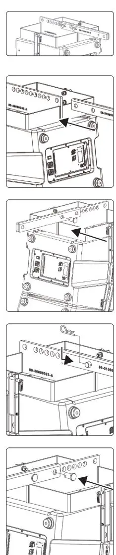 PreSonus CDL12P Constant Directivity Loudspeaker - CDL Rigging Extension Bar Installation