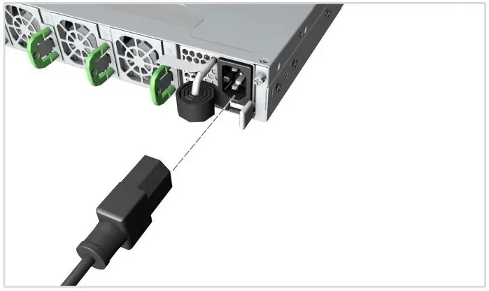 Edge-core AS9516-32D 32-Port 400G Ethernet Switch - Connect Power