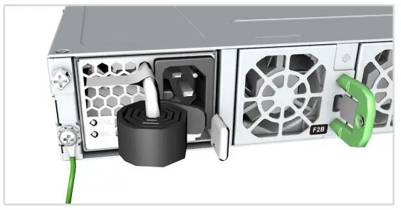 Edge-core AS9516-32D 32-Port 400G Ethernet Switch - Ground the Switch