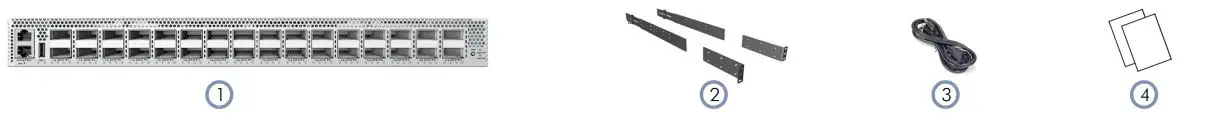 Edge-core AS9516-32D 32-Port 400G Ethernet Switch - Package Contents