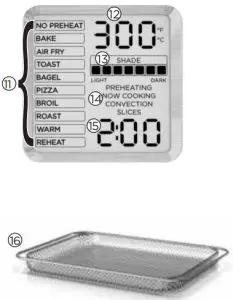 BLACK DECKER TOD5035SS Air Fry Toaster Oven - overview 1