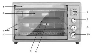 BLACK DECKER TOD5035SS Air Fry Toaster Oven - overview