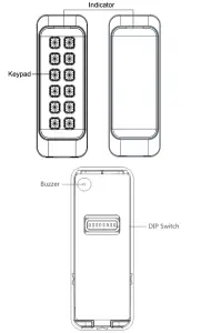 HIKVISION DS-K1107A Series Card Reader-Component