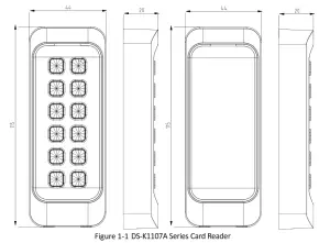 HIKVISION DS-K1107A Series Card Reader-Overview