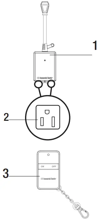 HYPER TOUGH YLT 42BC Wireless Indoor Outdoor Remote Control Switch - fig1