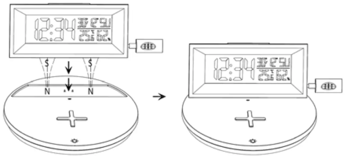 TAYLOR 5287333 Digital Weather Station - charging plate