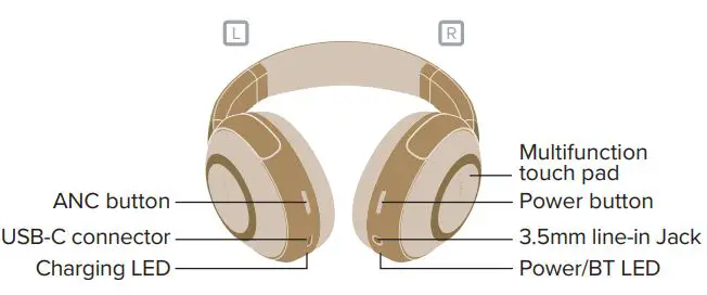 cleer GS-7140-01-A1 ALPHA Wireless Noise Cancelling Headphone fig3