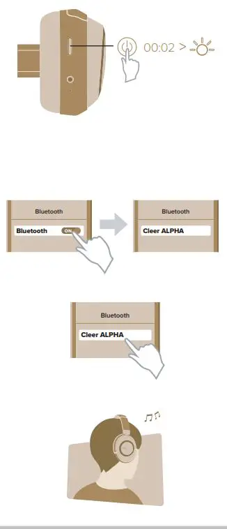 cleer GS-7140-01-A1 ALPHA Wireless Noise Cancelling Headphone fig6