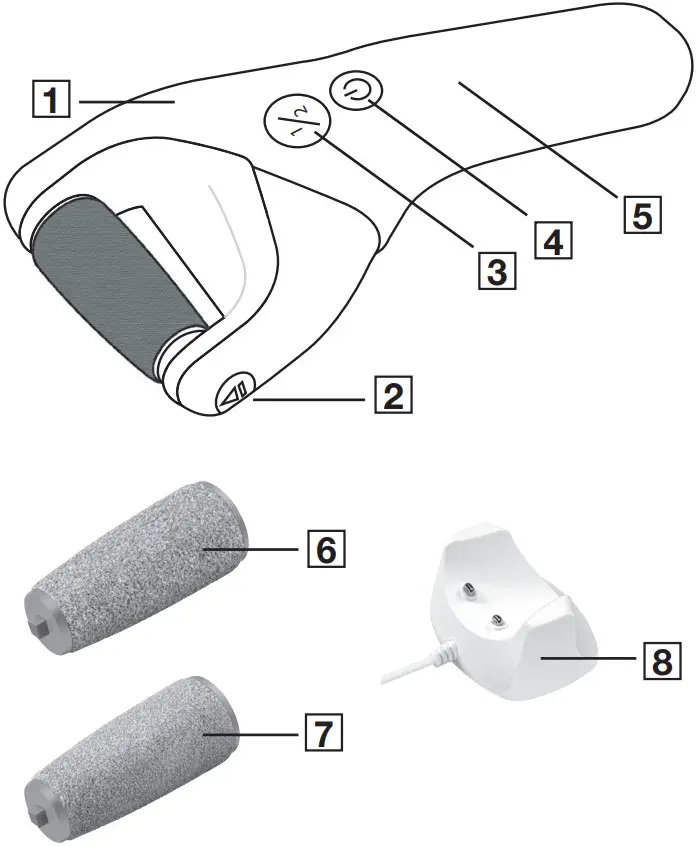 beurer MP 59 Portable Pedicure Device - fig1