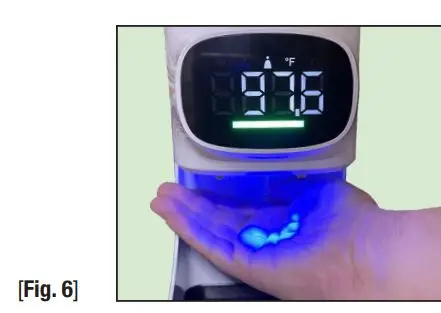 Skindfense K9 Pro Plus Temperature Scanner and Gel Sanitizer Dispenser User Manual - Fig 6