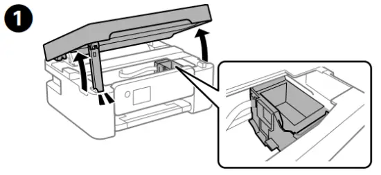 EPSON WF 2820 Printer - cartridges