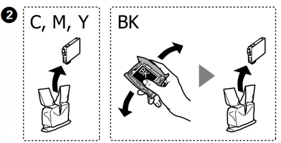 EPSON WF 2820 Printer - cmy
