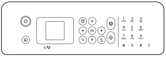 EPSON WF 2820 Printer - control