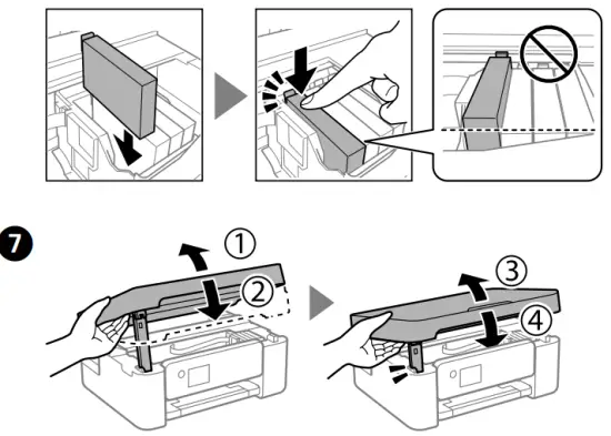 EPSON WF 2820 Printer - down