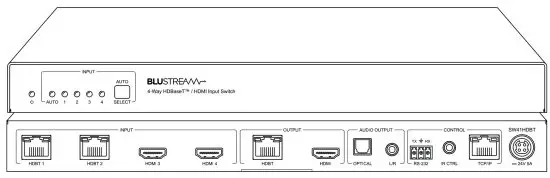 BLUSTREAM SW41HDBT HDBaseT Switch - SW41HDBT