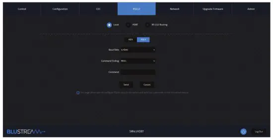 BLUSTREAM SW41HDBT HDBaseT Switch - Switcher