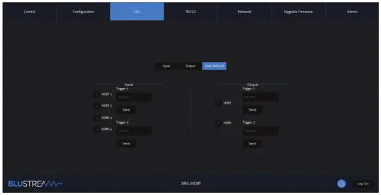 BLUSTREAM SW41HDBT HDBaseT Switch - defined