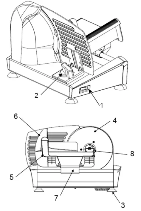 Menuett 802672 Slicer Cutting Machine 150W 1
