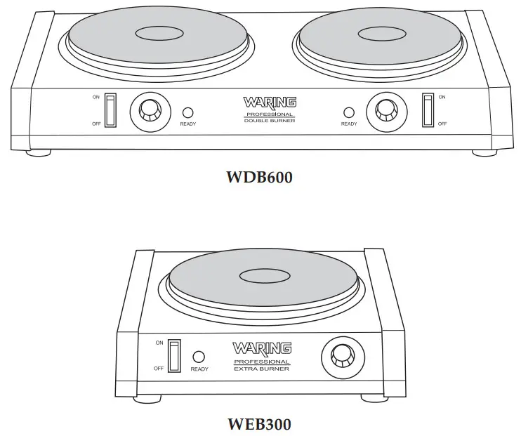 WARING COMMERCIAL WDB600 Professional Extra Burners