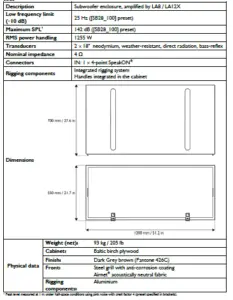 L-ACOUSTICS SB28 SUBWOOFER