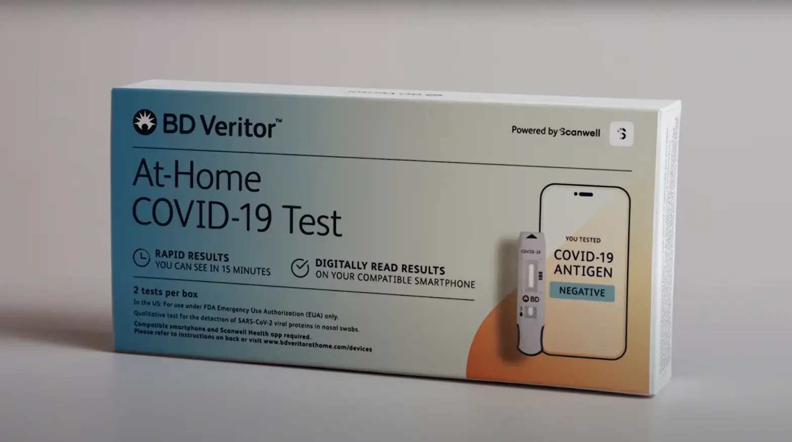 Bd Veritor At-home Covid-19 Test Instruction Manual
