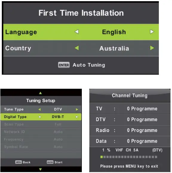 kogan 40” FHD LED TV - First time setup