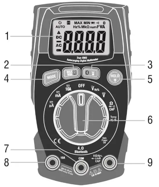 PCE Instruments PCE-HDM 5 Digital Multimeter fig5