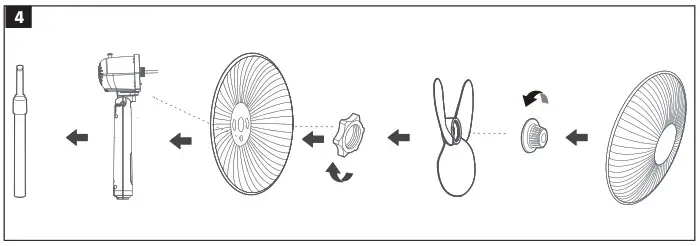 anslut 014758 Floor Fan - overview 3