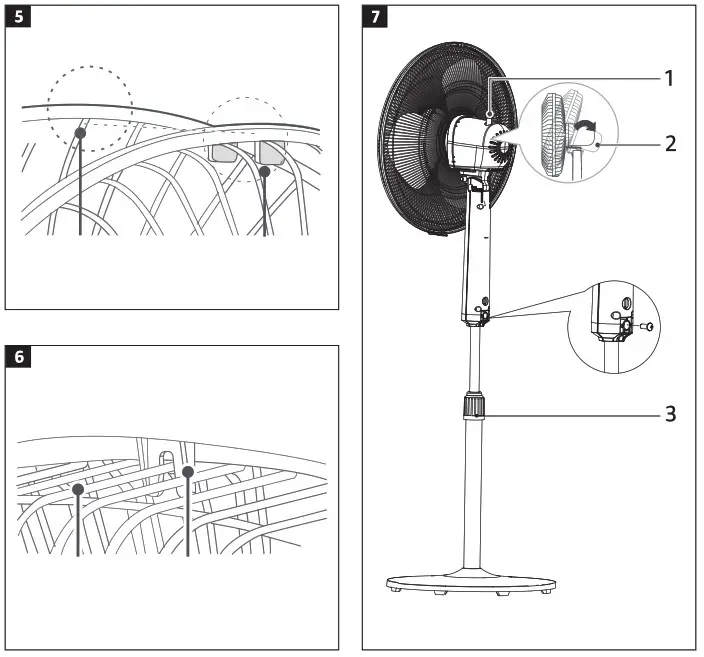 anslut 014758 Floor Fan - overview 4