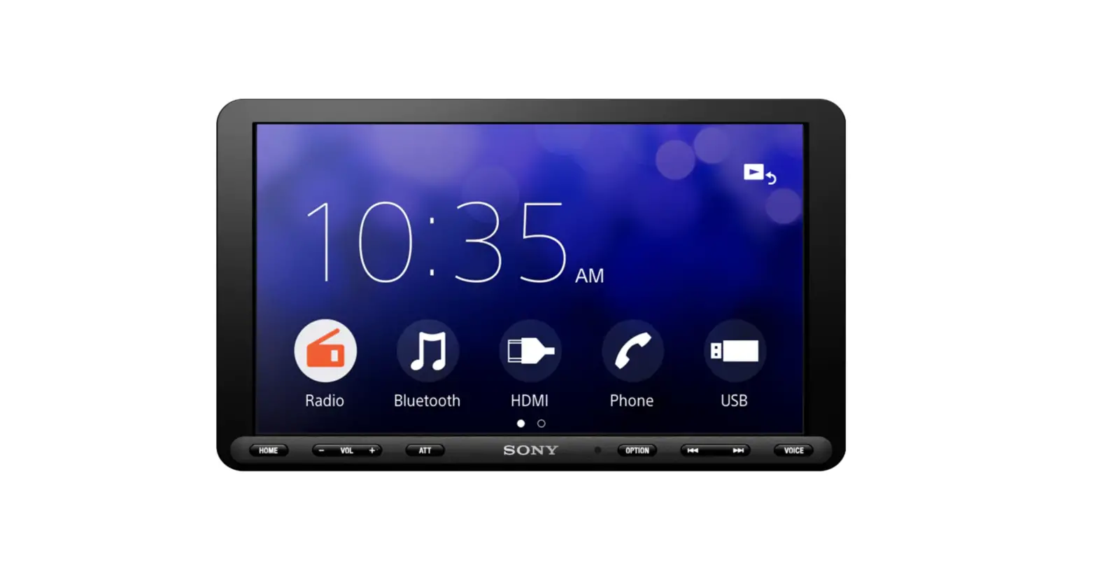 Sony Xavax8100 9 Inch Touchscreen Head Unit Instruction Manual