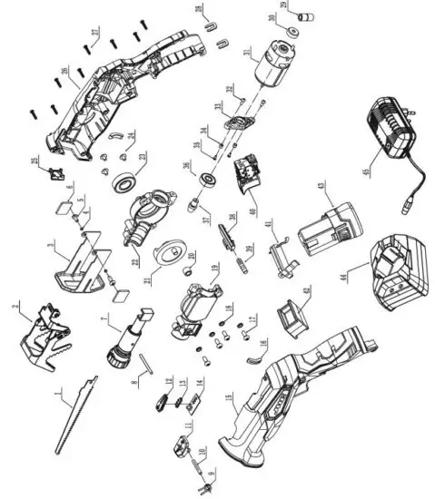 FIG 5 EXPLODER DRAWING
