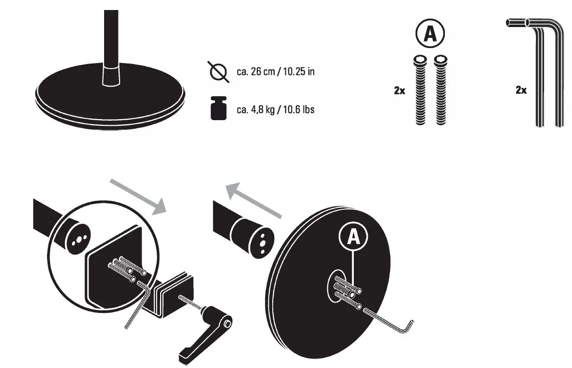 elgato 10AAD9901 Heavy Base Multi Mount Accessory-FIG1
