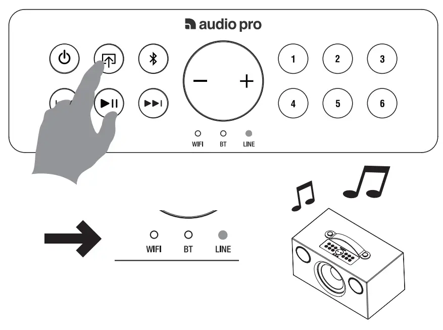 audio pro C10 Addon Compact High Fidelity WiFi Bluetooth Wireless Multiroom Speaker - fig