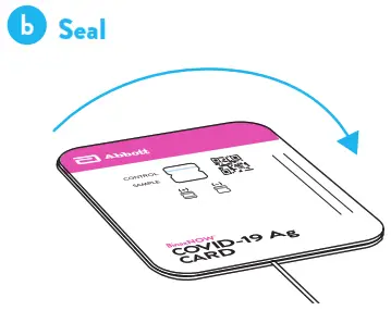 Abbott BinaxNOW COVID 19 Antigen Self Test - edge