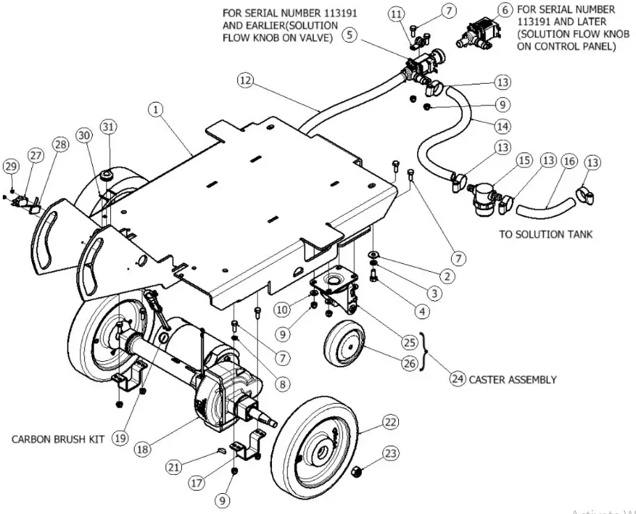 PACIFIC S 32 22 Gallon Mid Size Autoscrubber - Fig 54