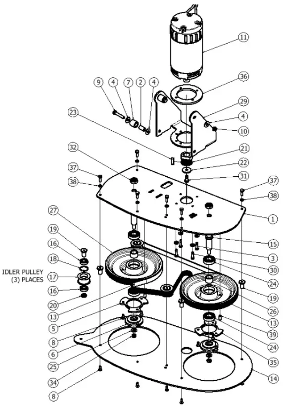 PACIFIC S 32 22 Gallon Mid Size Autoscrubber - Fig 64