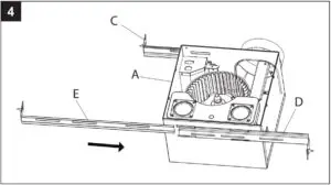 FIG 14 Insert suspension bracket