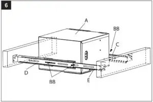 FIG 16 Secure the suspension brackets