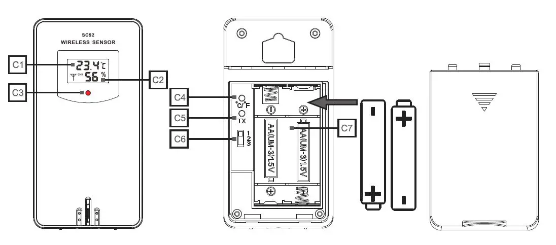 SMARTRO-SC92-Wireless-Indoor-Outdoor-Humidity-and-Temperature-Monitor-fig6