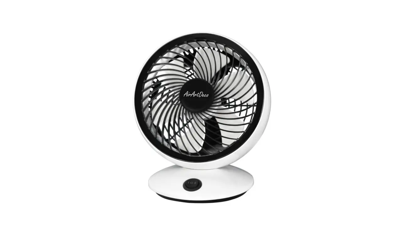 Airartdeco Aad-qt-u608 6 Inch Portable Usb Desk Fan With 2 Speed ​​control Instruction Manual