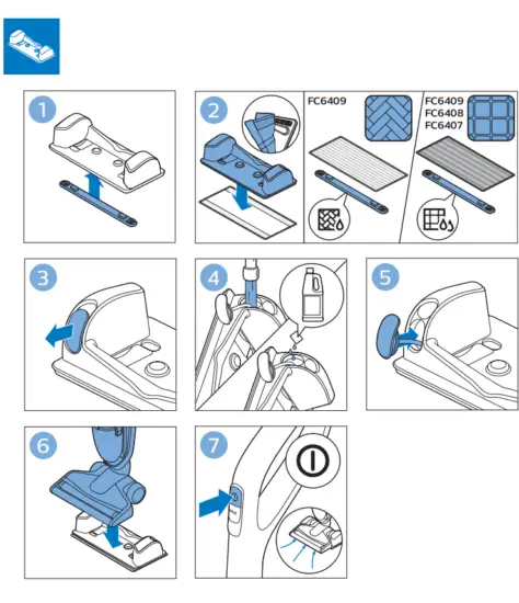 PHILIPS FC6409 Cordless Rechargeable Vacuum Cleaner - fig 11