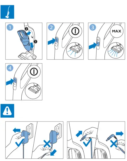 PHILIPS FC6409 Cordless Rechargeable Vacuum Cleaner - fig 12