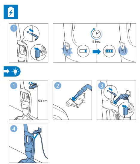 PHILIPS FC6409 Cordless Rechargeable Vacuum Cleaner - fig 13